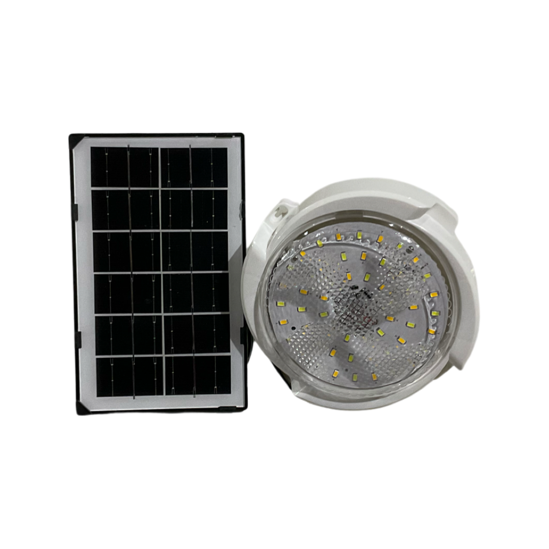 Solar energy plastic lamp