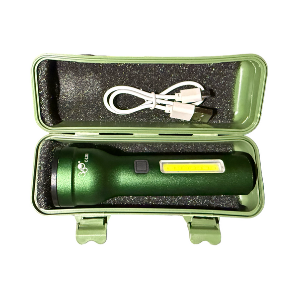 مصباح يدوي تريك 360 T6 19 USB GREEN TORCH SMALL