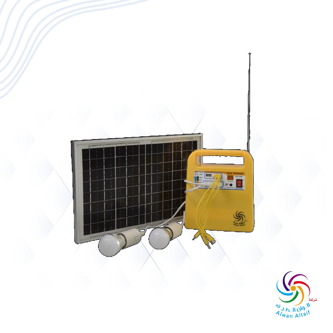 جهاز 2 لمبة 10واط مع راديو