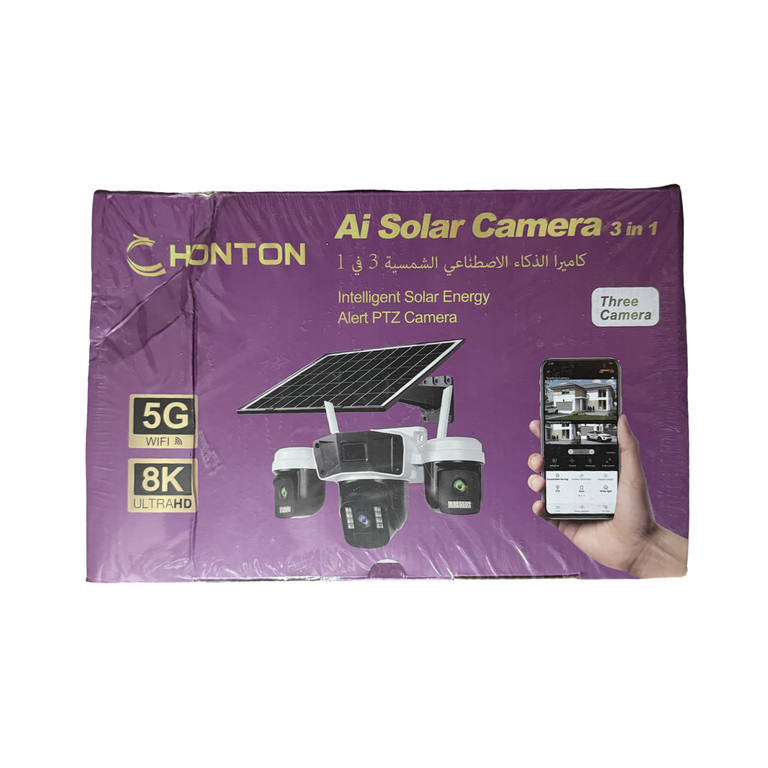 كاميرا طاقة شمسية 3 في 1