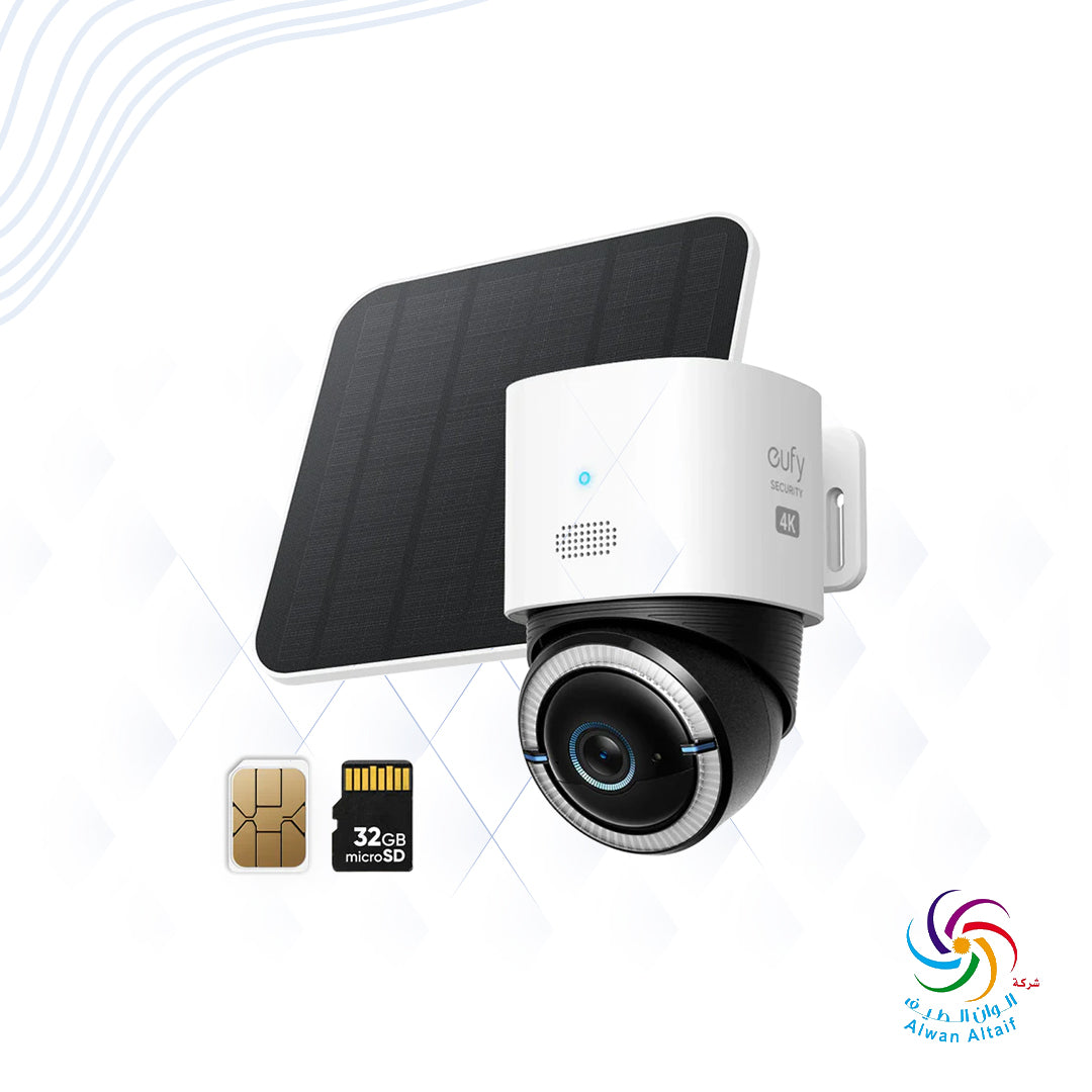 كامير شريحه Eufy 4G LTE S330 4K Cam ا