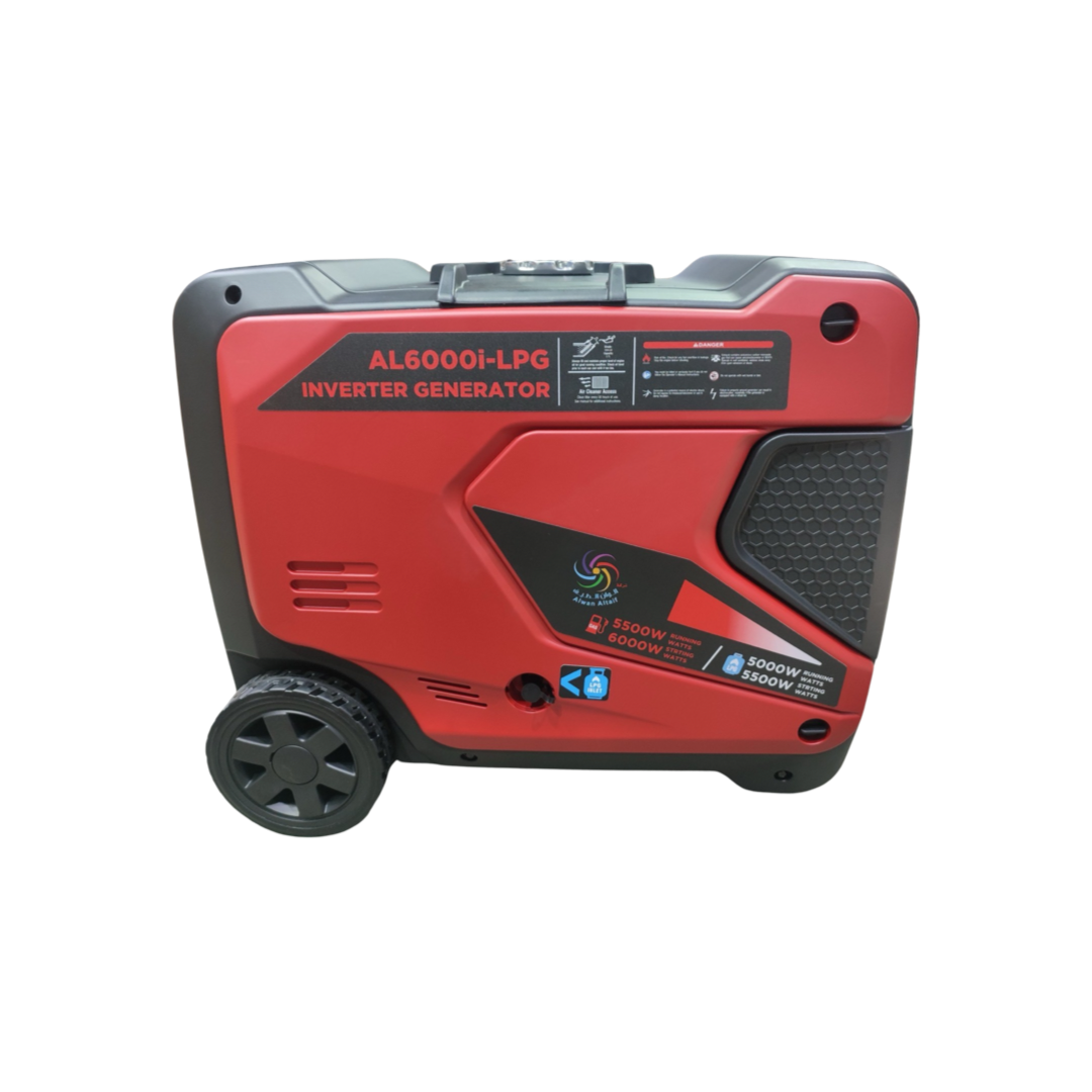 مولد كهرباء غاز وبنزين ALWAN AL6000i-LPG صافي 5.5 KW كفاله شهر عيوب مصنعيه