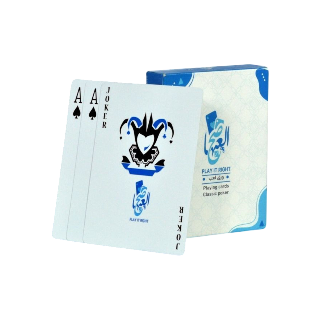 Play It Right Playing Cards – Blue (Standard Size)