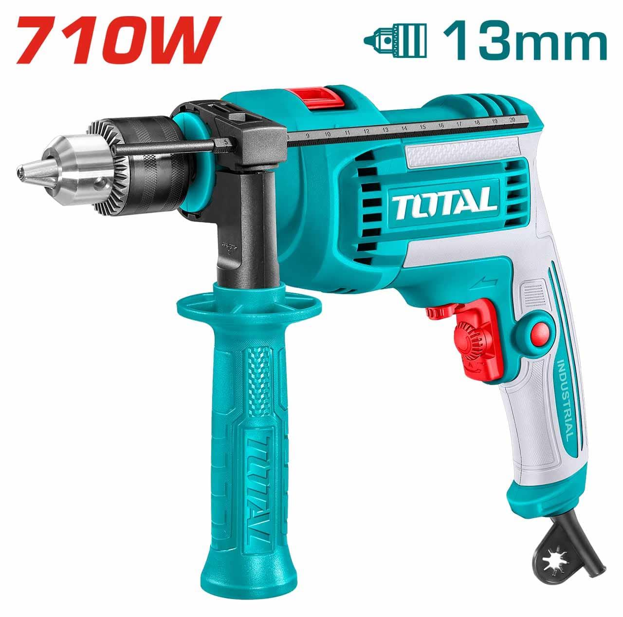 TOTAL مثقاب كهربائي 710 واط TG1071366