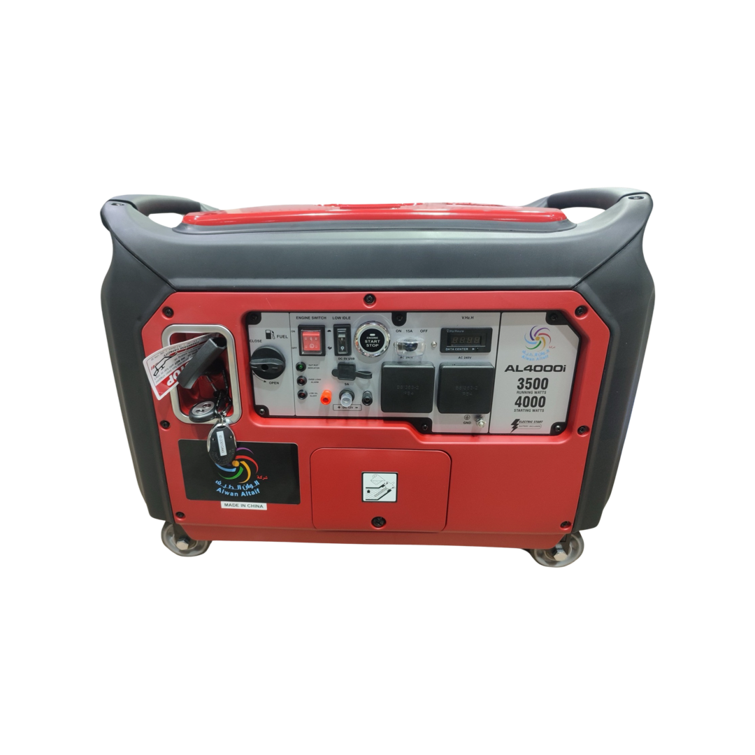 مولد كهربائي منخفض الصوت ALWAN AL4000i صافي 3.5 KW كفاله شهر عيوب مصنعيه