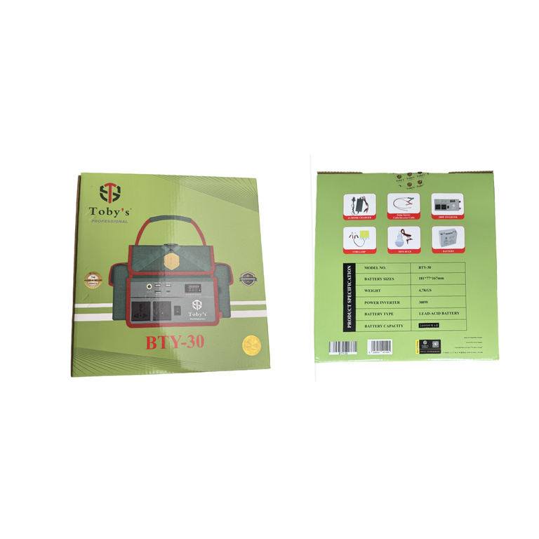 Battery Charger with BTY-30 TOBYS Bag