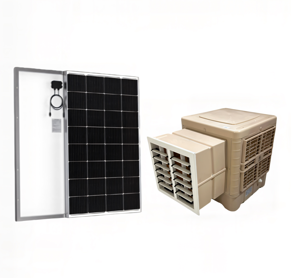 Beige water-cooling system that works during the day, code 6134