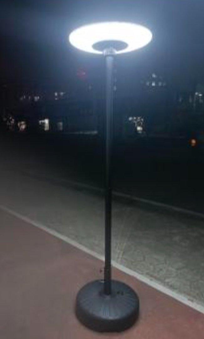 300W 2.5M Solar Powered 3-in-1 Circular Flood Light
