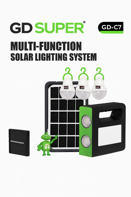 Solar Lighting System GDSUPER GD-C | Alwan Al-Taif Kuwait