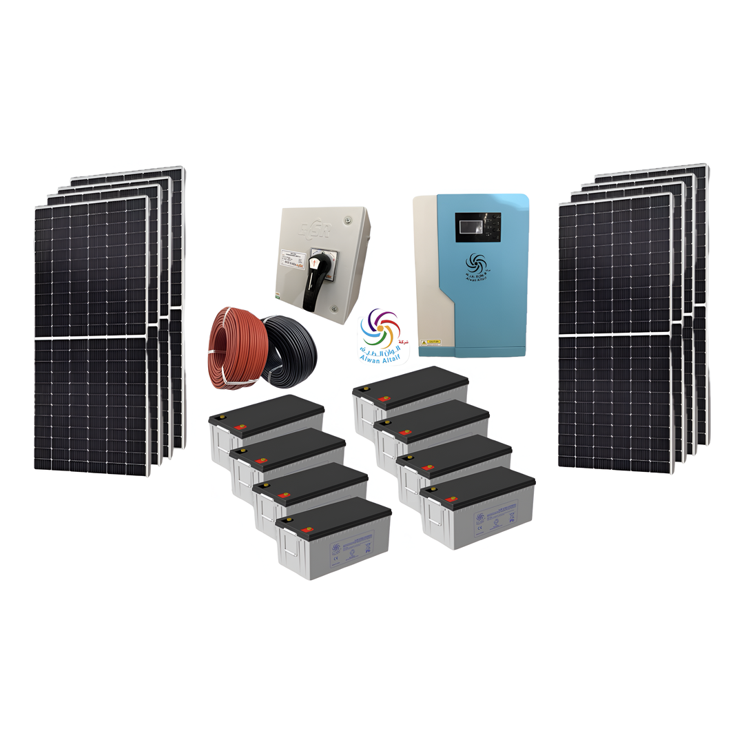 550W panel system Panel capacity: 4400W