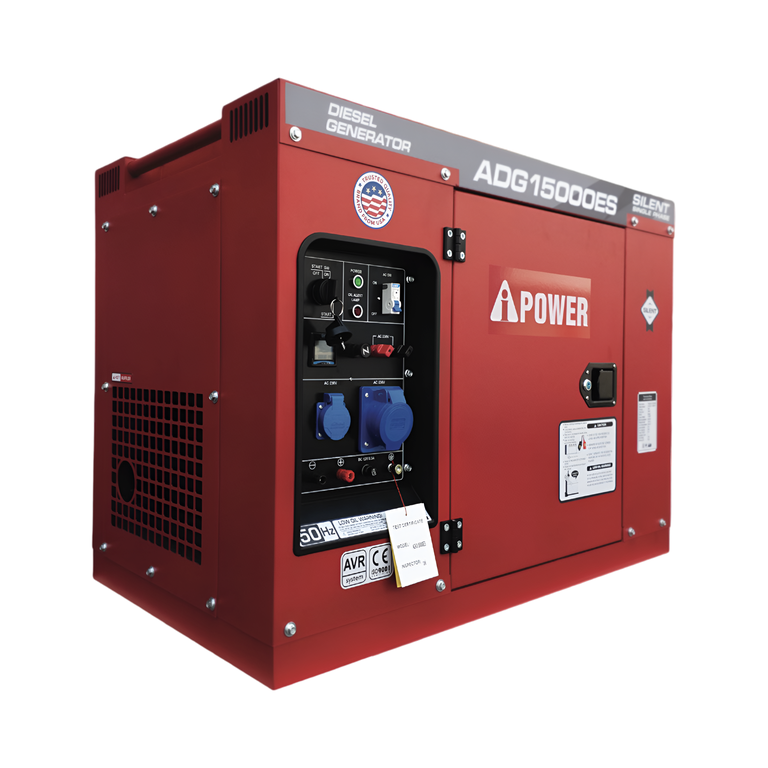 مولد كهربائي منخفض الصوت IPOWER ADG15000ES 9500W/11.8kVA  