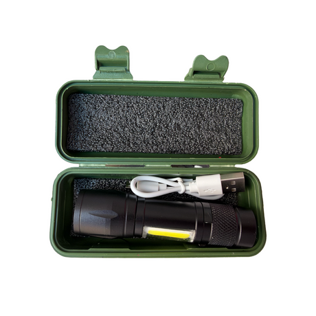 360 T6 Small LED Torch – USB Rechargeable