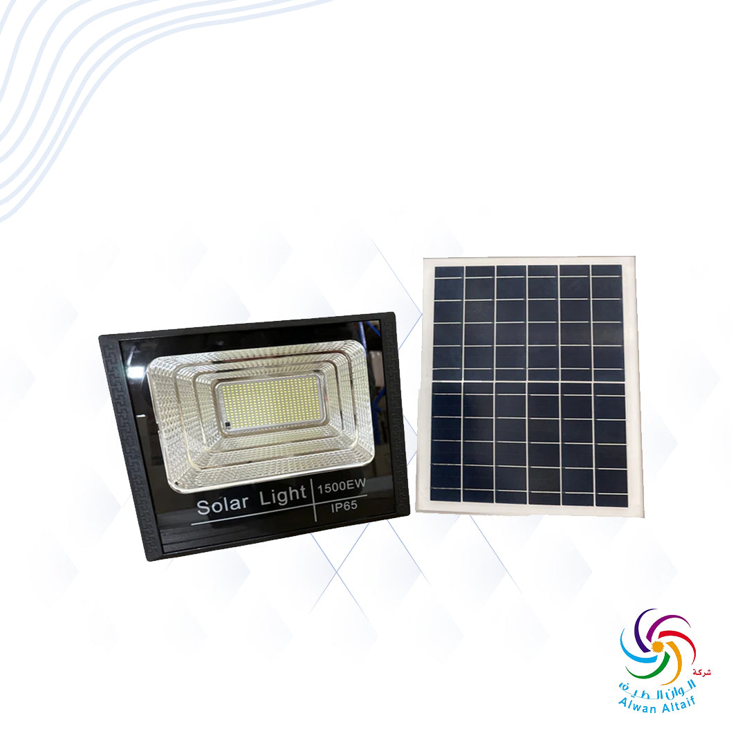 S01E-100 1500EW Floodlight with Solar Panel