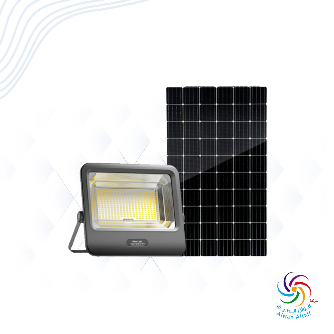 Solar-powered floodlight, 600 W