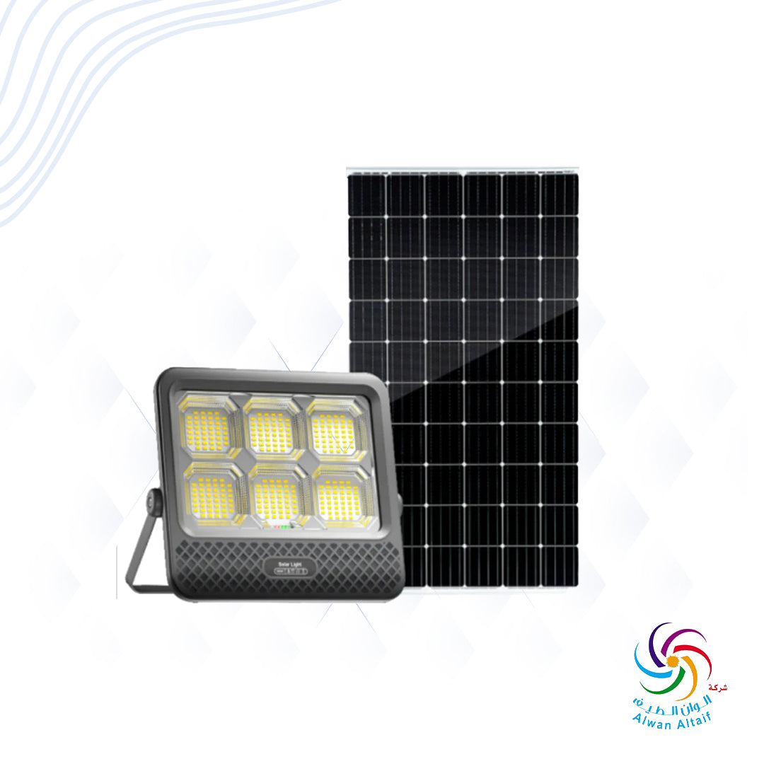 600 watt solar powered floodlight