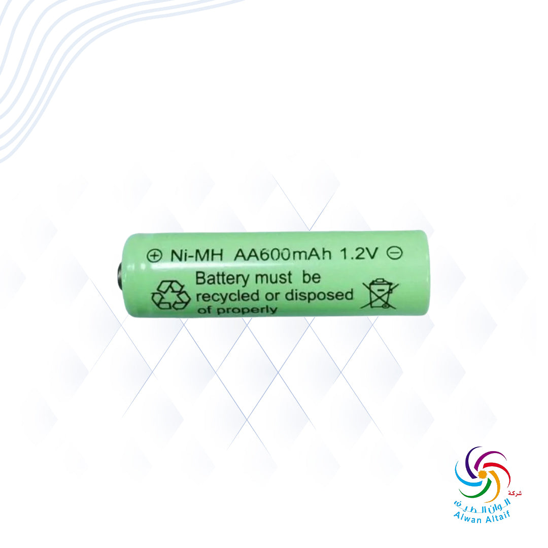 بطاريه 1.2 فولت-600 مللي أمبير AA 