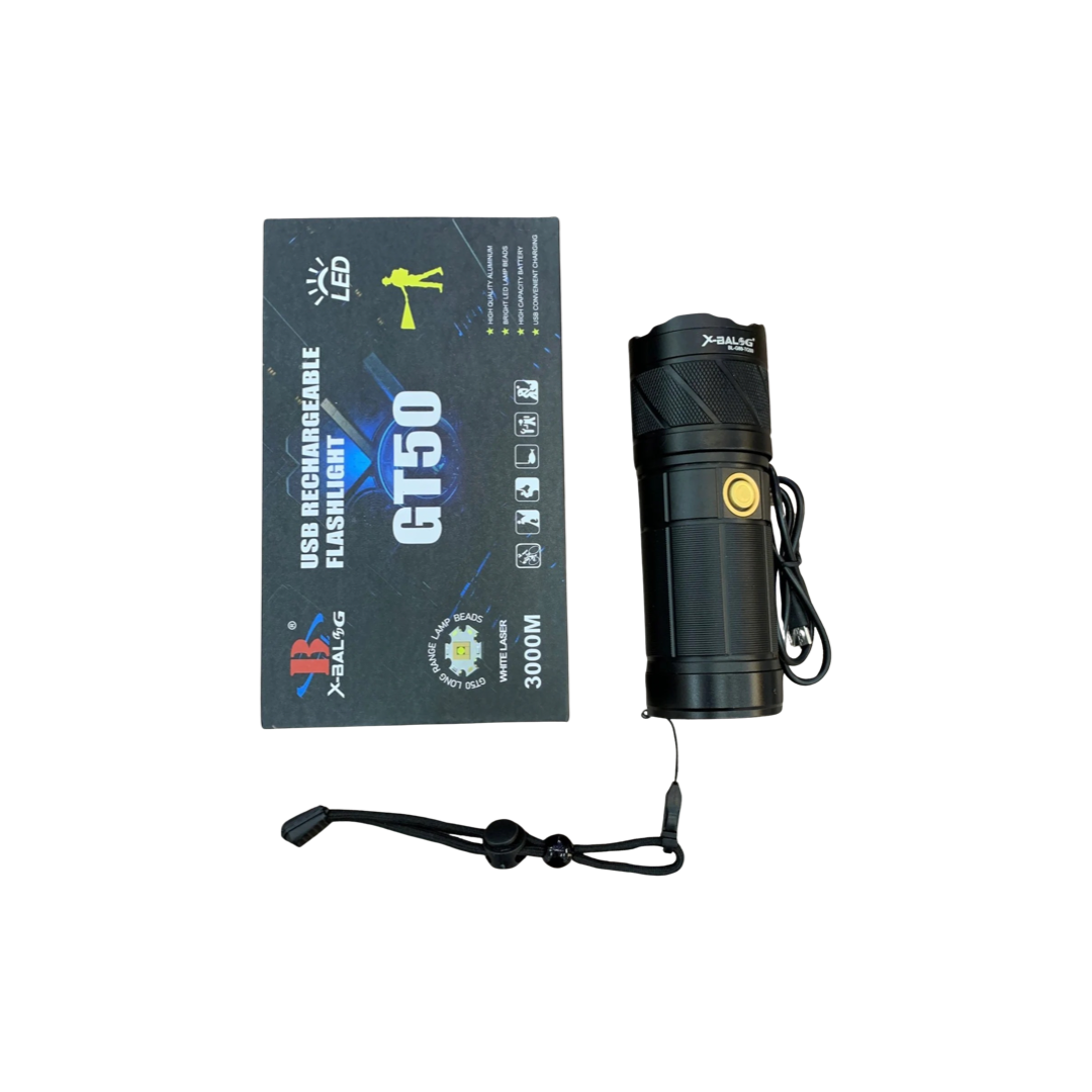 مصباح يدوي تريك USB FLASHLIGHT GT50 