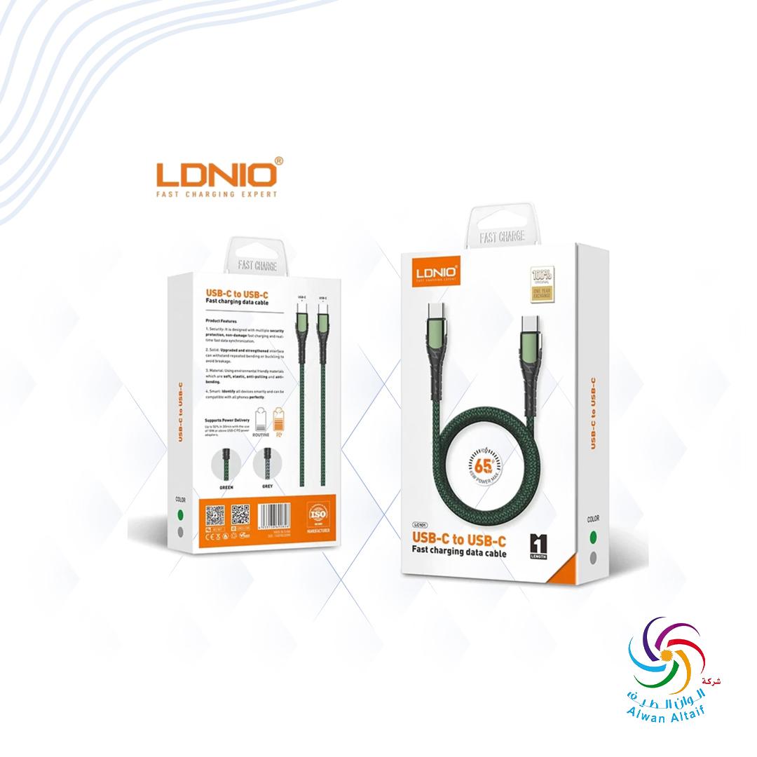 وصله شاحن تايب سي تايب سي 1 متر LC101 LDNIO