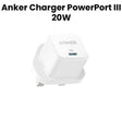 Anker PowerPort A2149K22 III 20W Cube - White | Alwan Al-Taif Kuwait