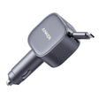 Anker Nano Car Charger A2738HA2 (75W, USB-C Port, Built-in Retractable USB-C Cable) - Silver | Alwan Al-Taif Kuwait