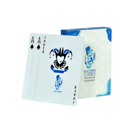 Play It Right Playing Cards – Blue (Standard Size) | Alwan Al-Taif Kuwait