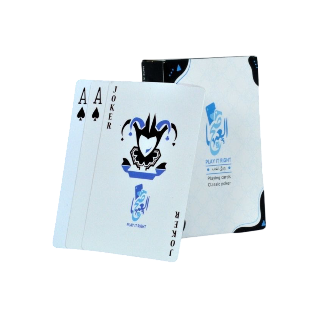 Play It Right Playing Cards – Black (Small Size)
