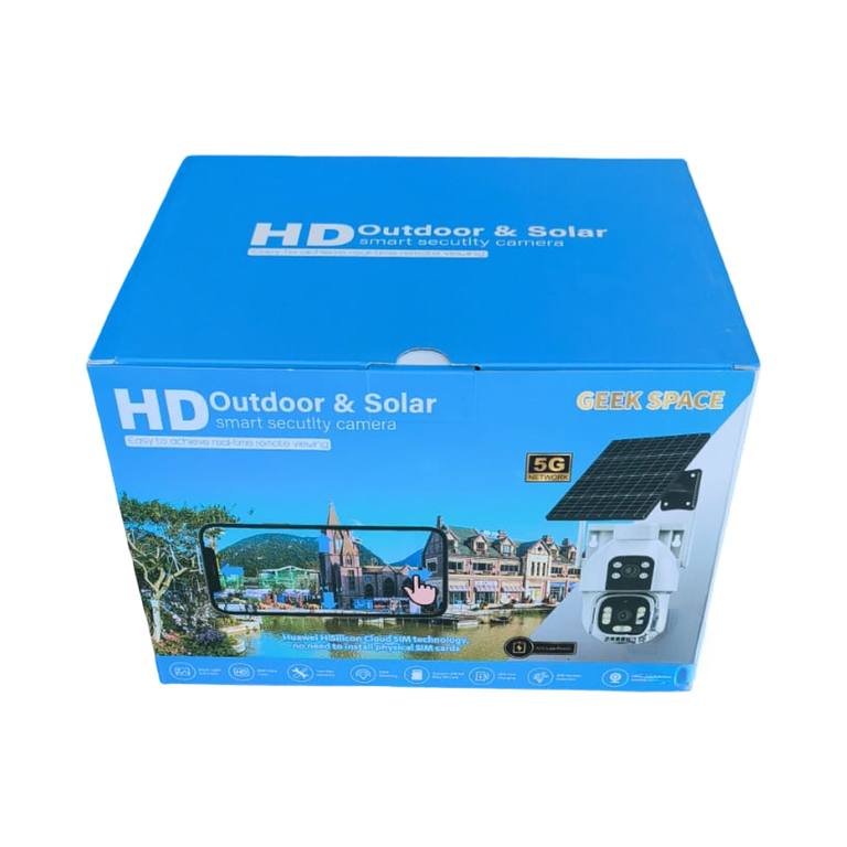 Solar energy camera 2 lenses