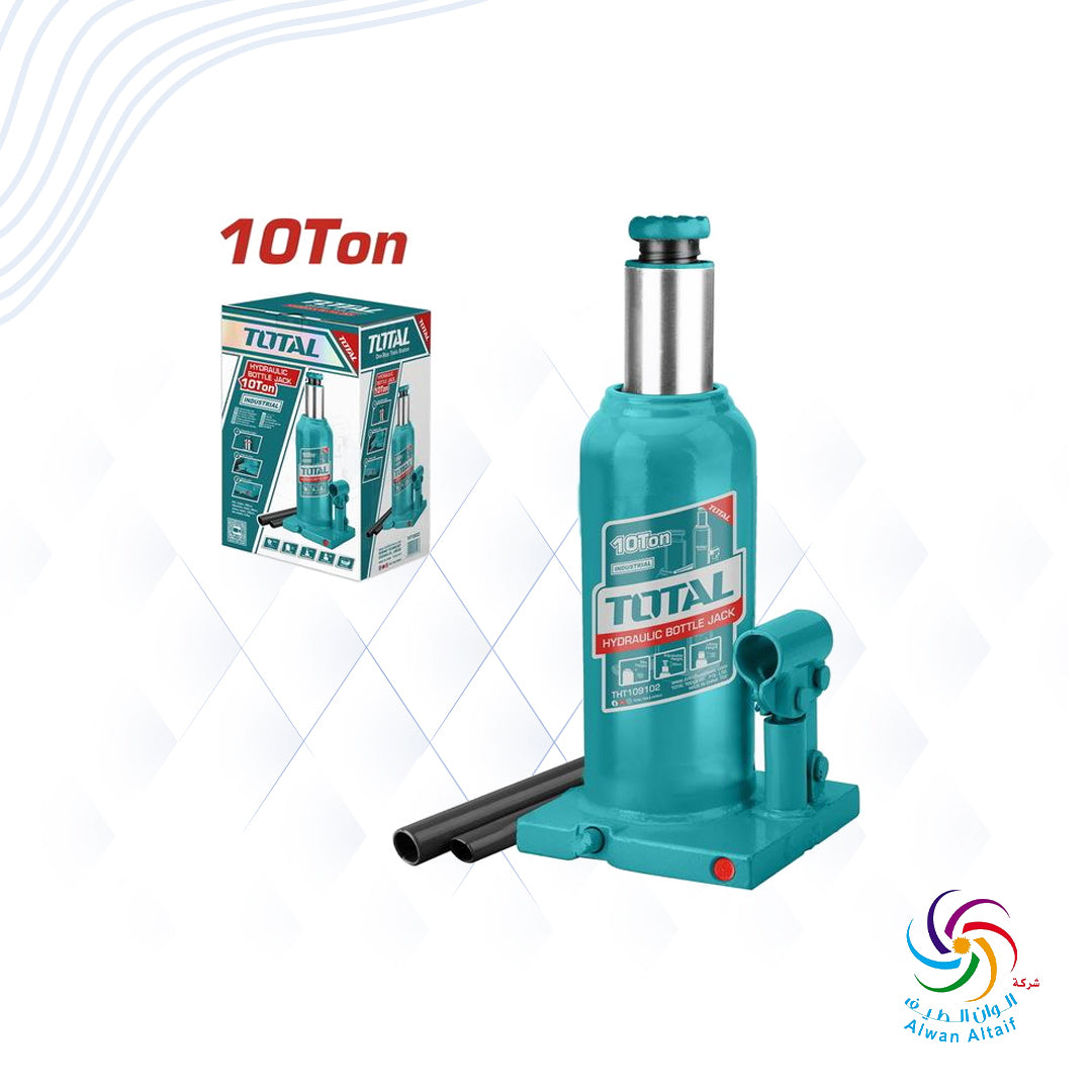 TOTALمقبس زجاجة هيدروليكي 10 طن THT109102
