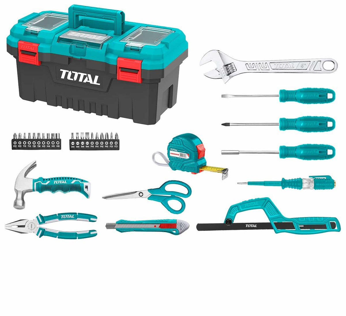 TOTAL 32-Piece Hand Tool Set