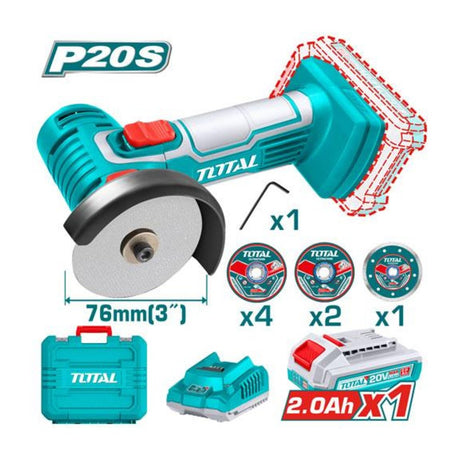 TOTAL Cordless mini cut-off tool TAGLI76012