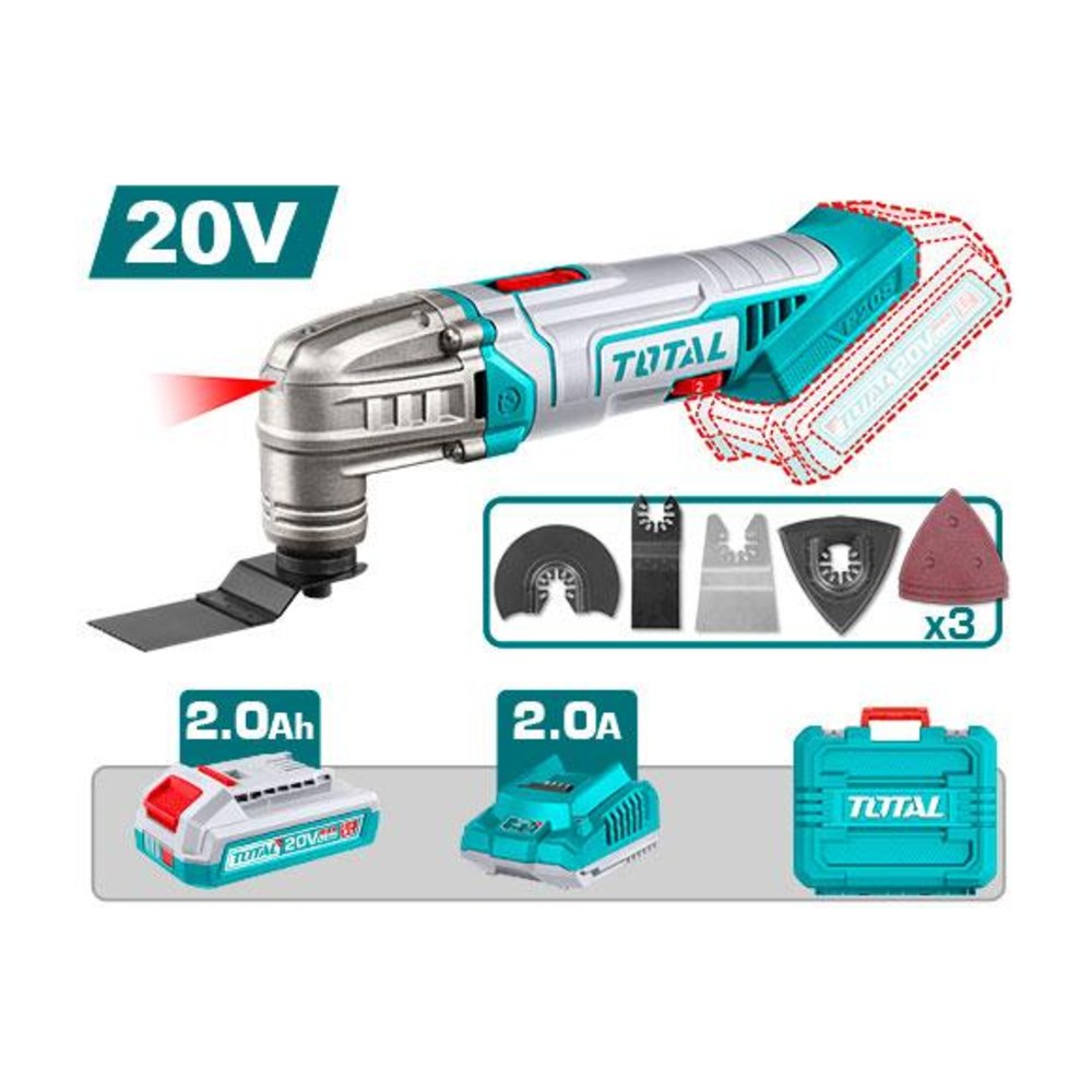 TOTAL Cordless multi-tool TMLI20228