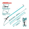 TOTAL Extendable pole saw & pruner THEPS25281