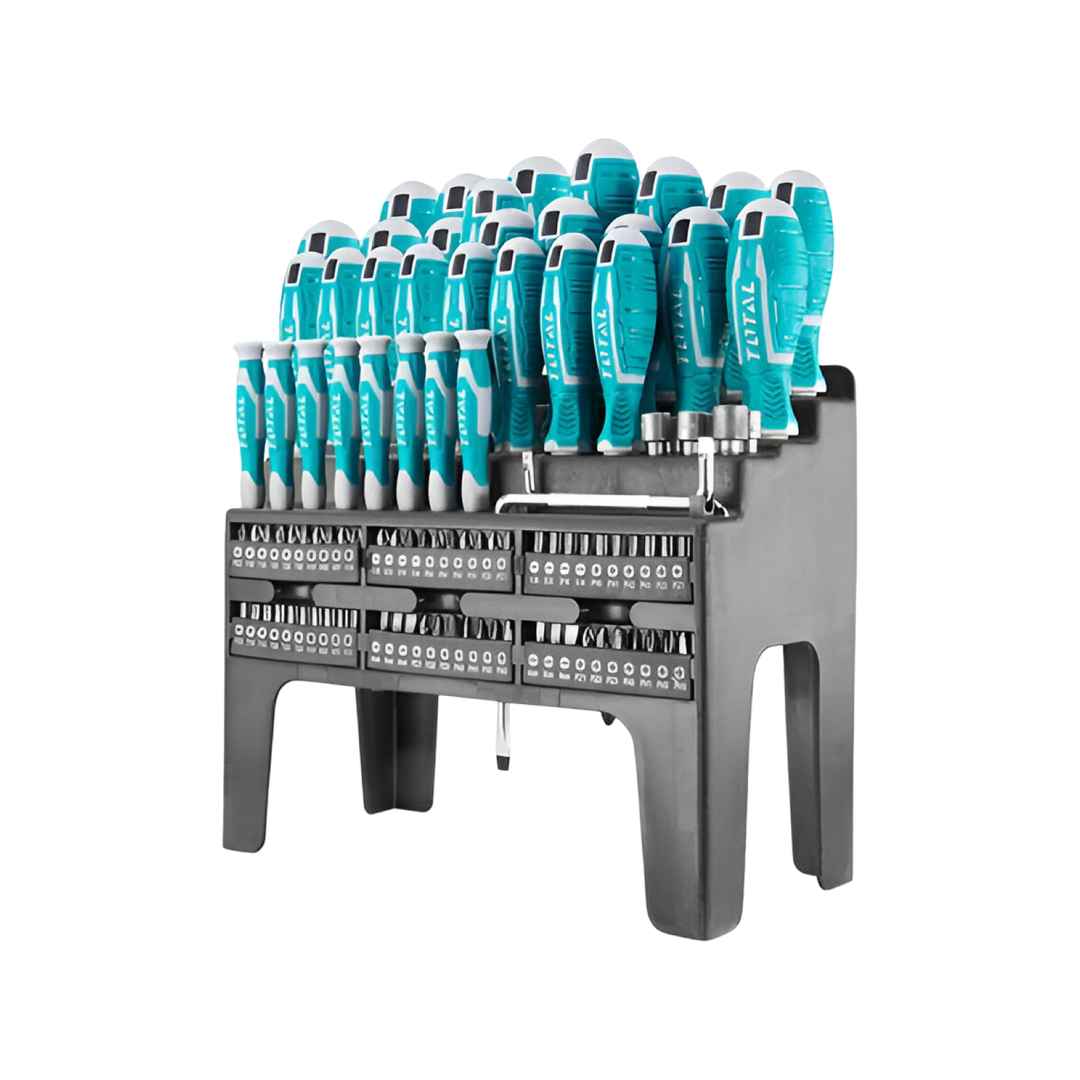 TOTAL 100-Piece Screwdriver Set THT2506100 TOTAL