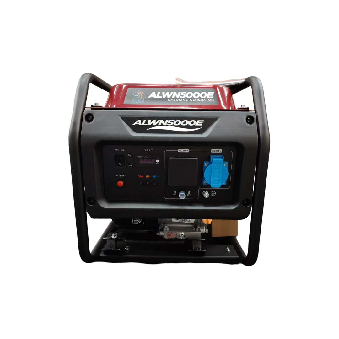 ALWAN ALWN5000E Generator Net 3.5-4.0kW One-month warranty for manufacturing defects