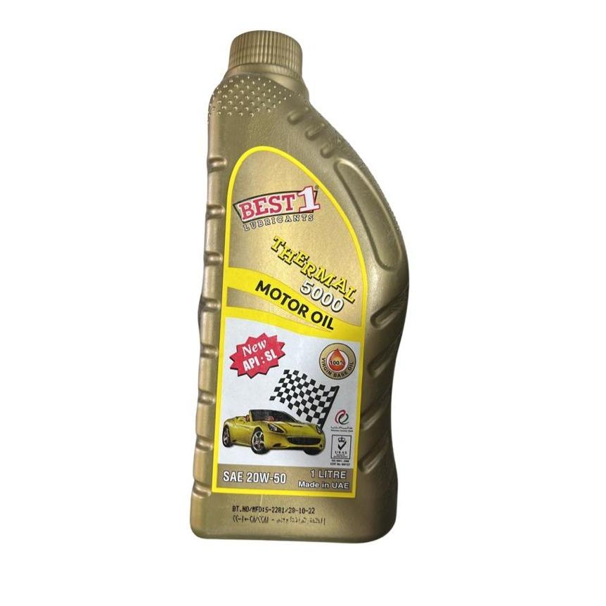 BEST 1 Gold Thermal 5000 Motor Oil 20W-50 API SL – 1 Litre
