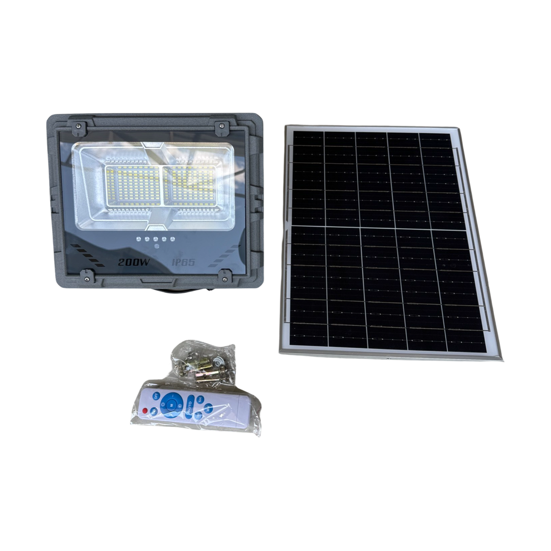 كشاف S01H-200W مع لوح طاقة شمسية 