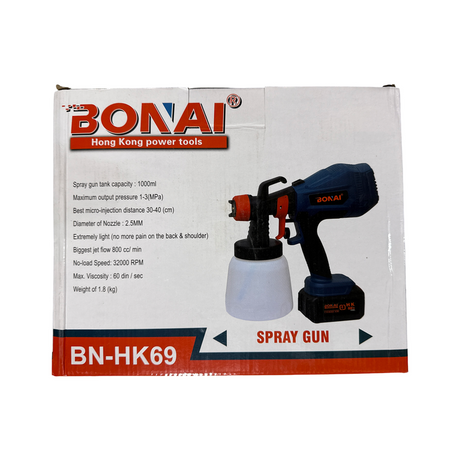 BONAI BN-HK69 Battery Spray Gun | Alwan Al-Taif Kuwait