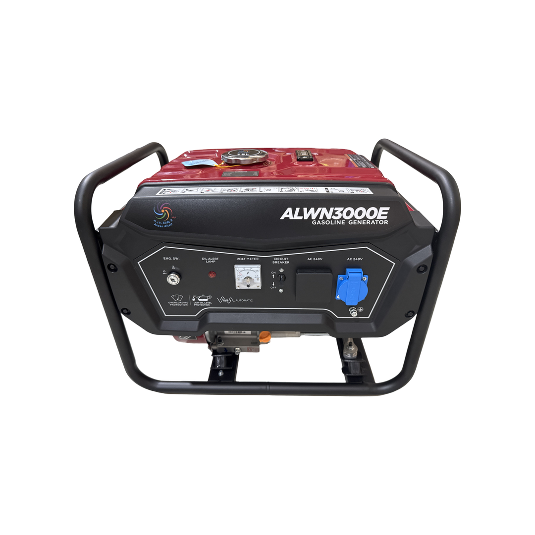 ALWAN ALWN3000E Generator Net 2.0-2.2 kW, 1-month warranty for manufacturer defects.