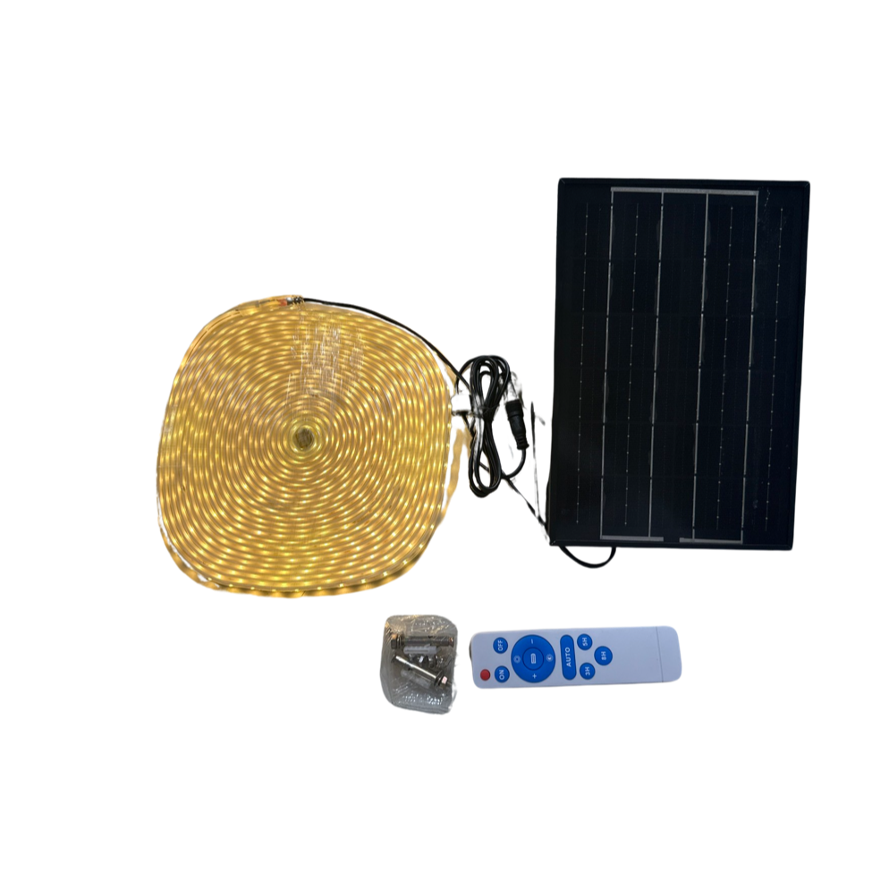 Power roll lighting with yellow solar panel S20-50M