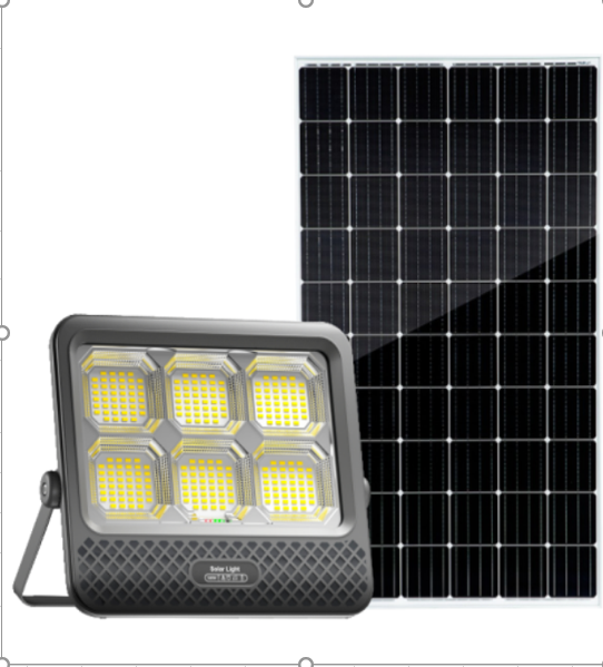 600 watt solar powered floodlight