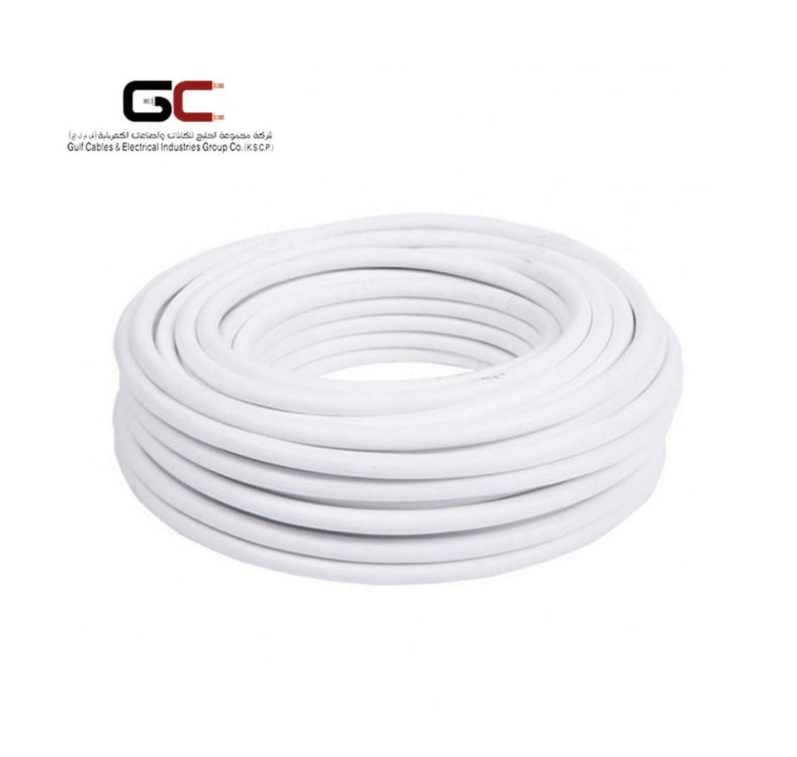6mm 3-Core White Flexible Wire