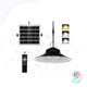 Yellow and white tent spotlight J LIGHT 2023Y1 solar energy