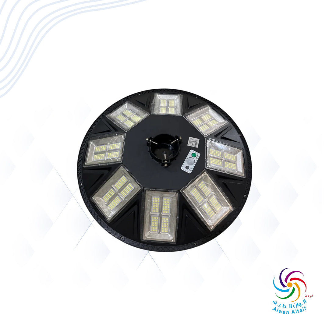 S07D-400 800EW Circular Solar Light – 3-in-1 Outdoor Smart Lamp