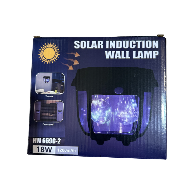 انارة مصباح حائط HW669C-2 طاقة شمسية