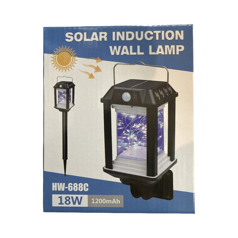 انارة مصباح حائط HW668C طاقة شمسية