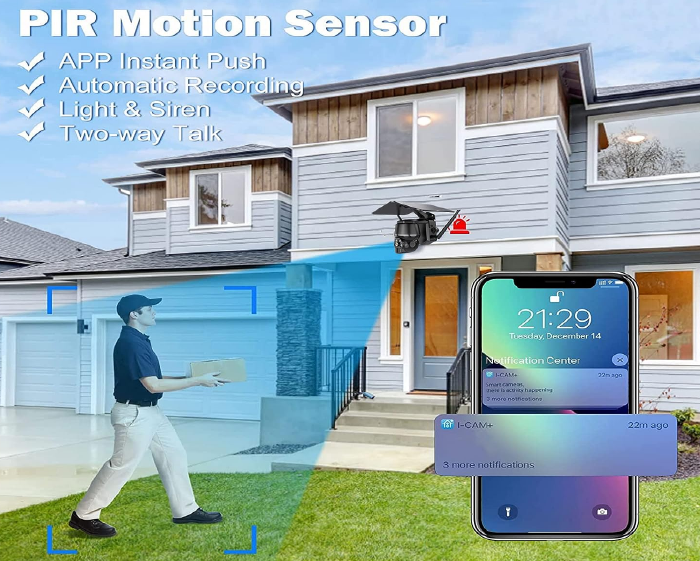 Q7 camera, motion sensor card