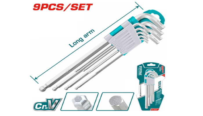 Cutting Ball Point Hex Key TOTAL